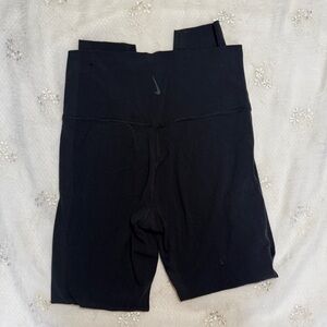 Nike DriFit Black Raw Hem Leggings Size Small